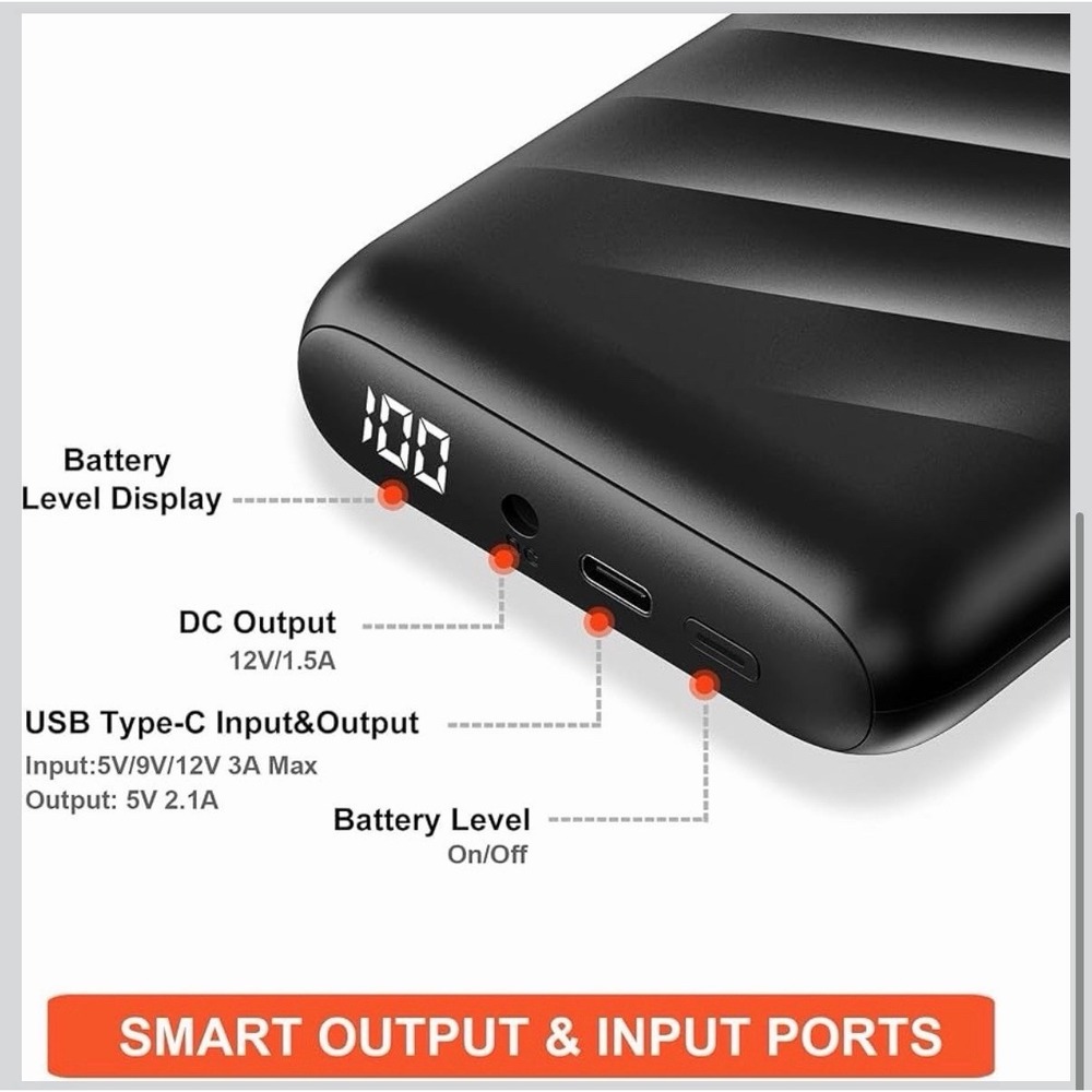 DEWBU Power Bank 12V Battery DB-0125 Intelligent Led Display for Heated Jacket - Picture 3 of 6